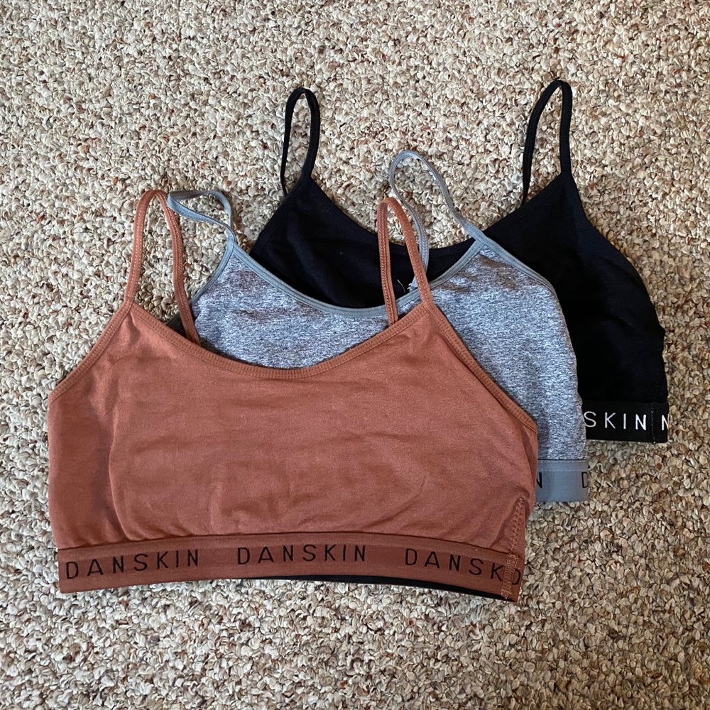 3 Danskin Bras - Size Medium